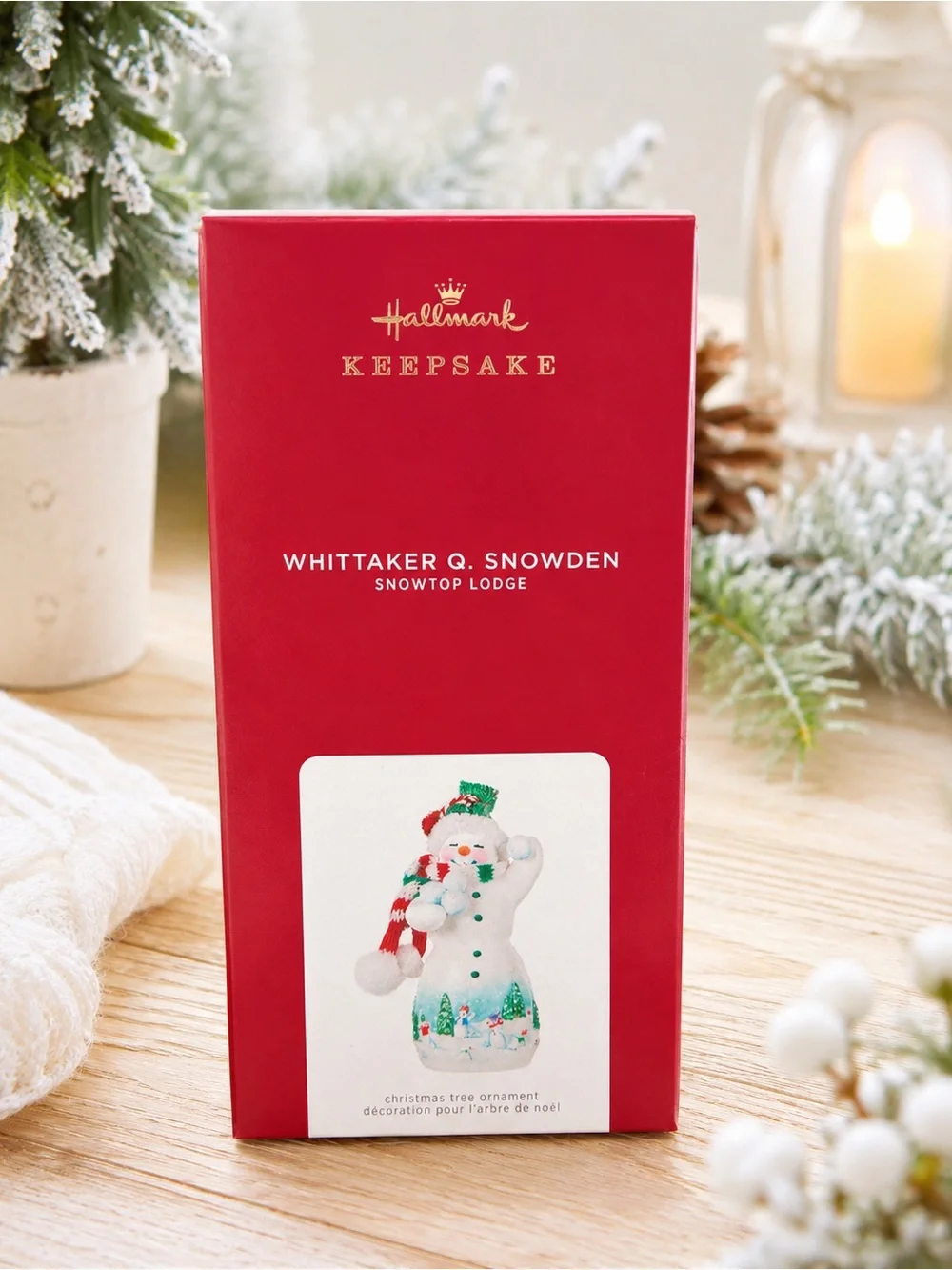 Hallmark Keepsake 2021 Whittaker Q. Snowden 17th Snowtop Lodge Ornament w/ Box